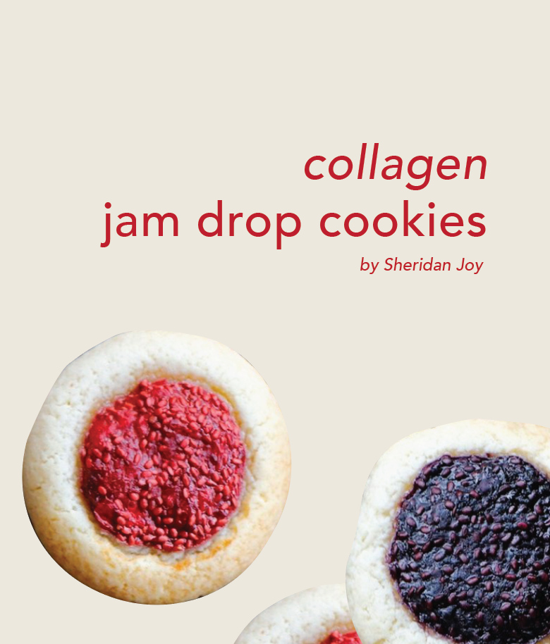 Collagen Jam Drop Cookies