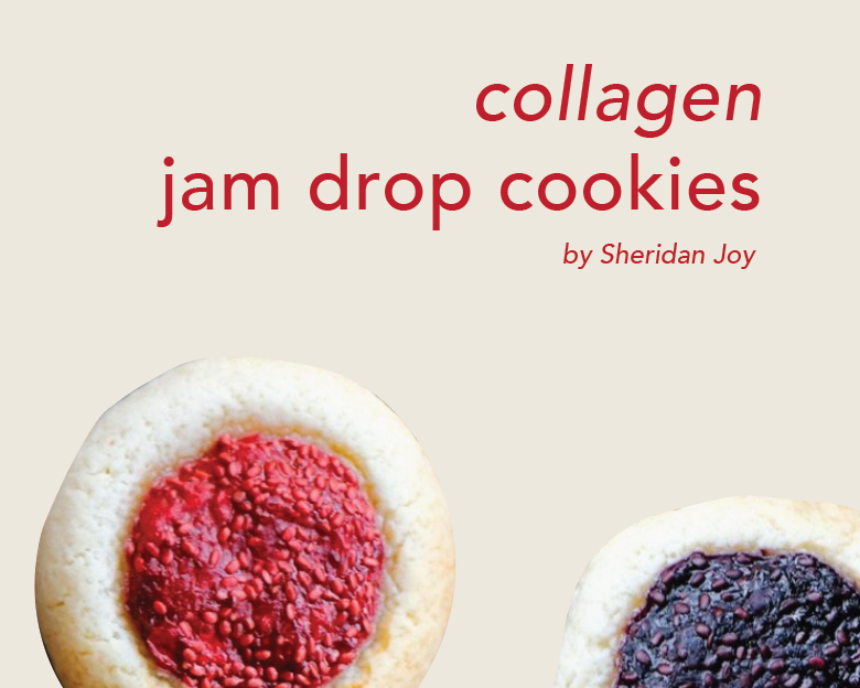 Collagen Jam Drop Cookies