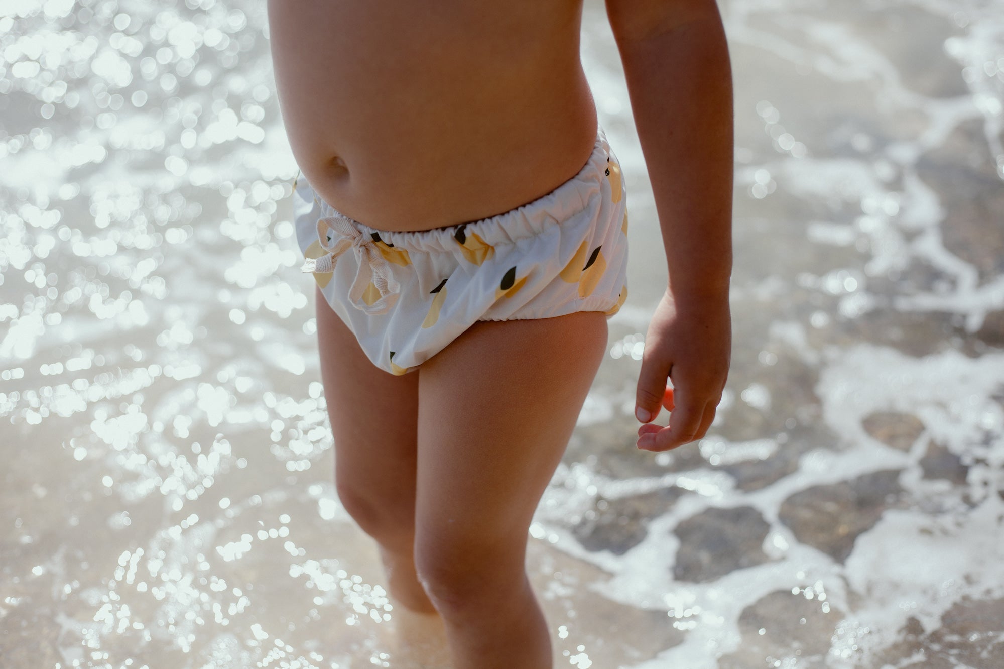 reusable swim nappy - lemonade