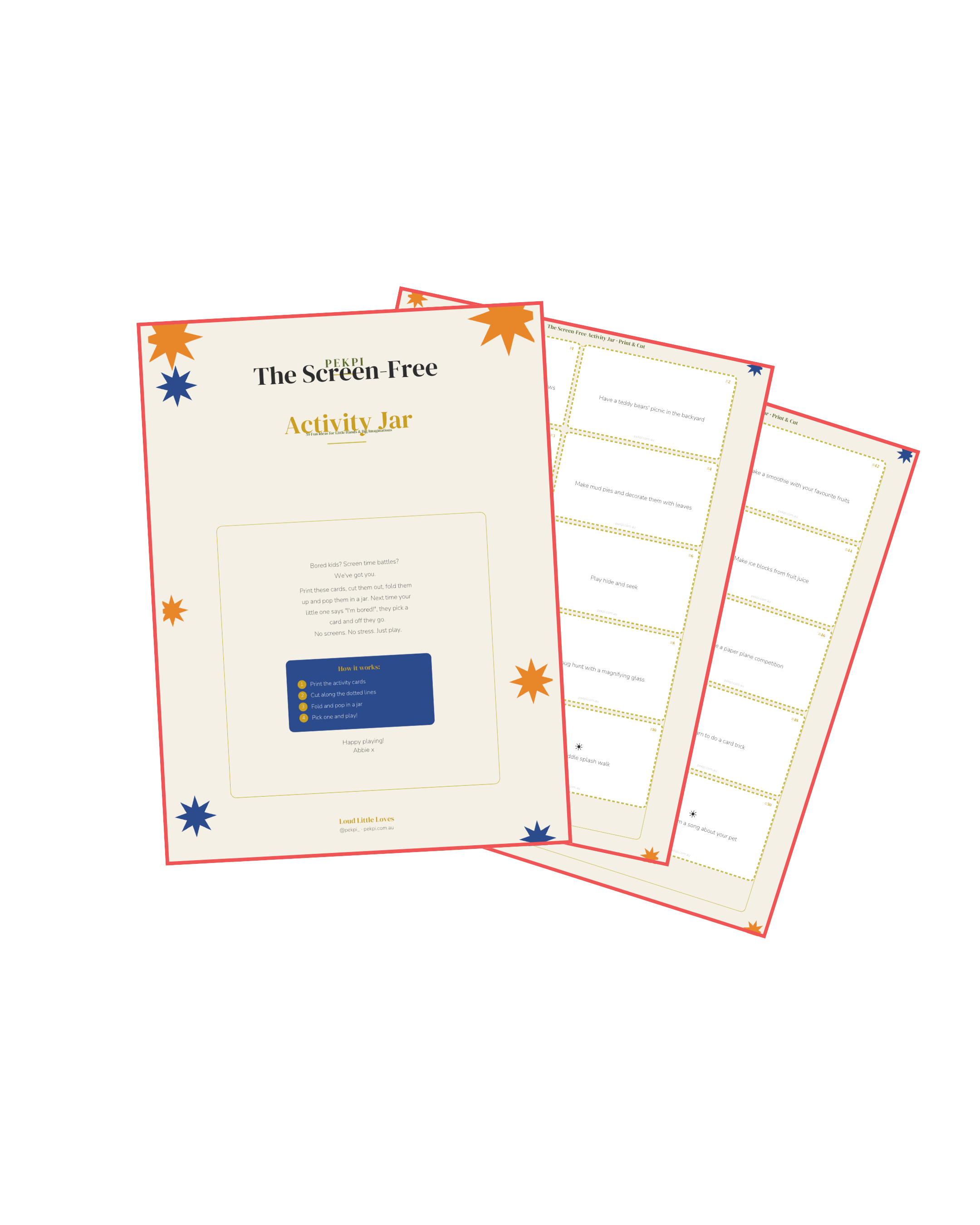 Screen-free Activity Jar