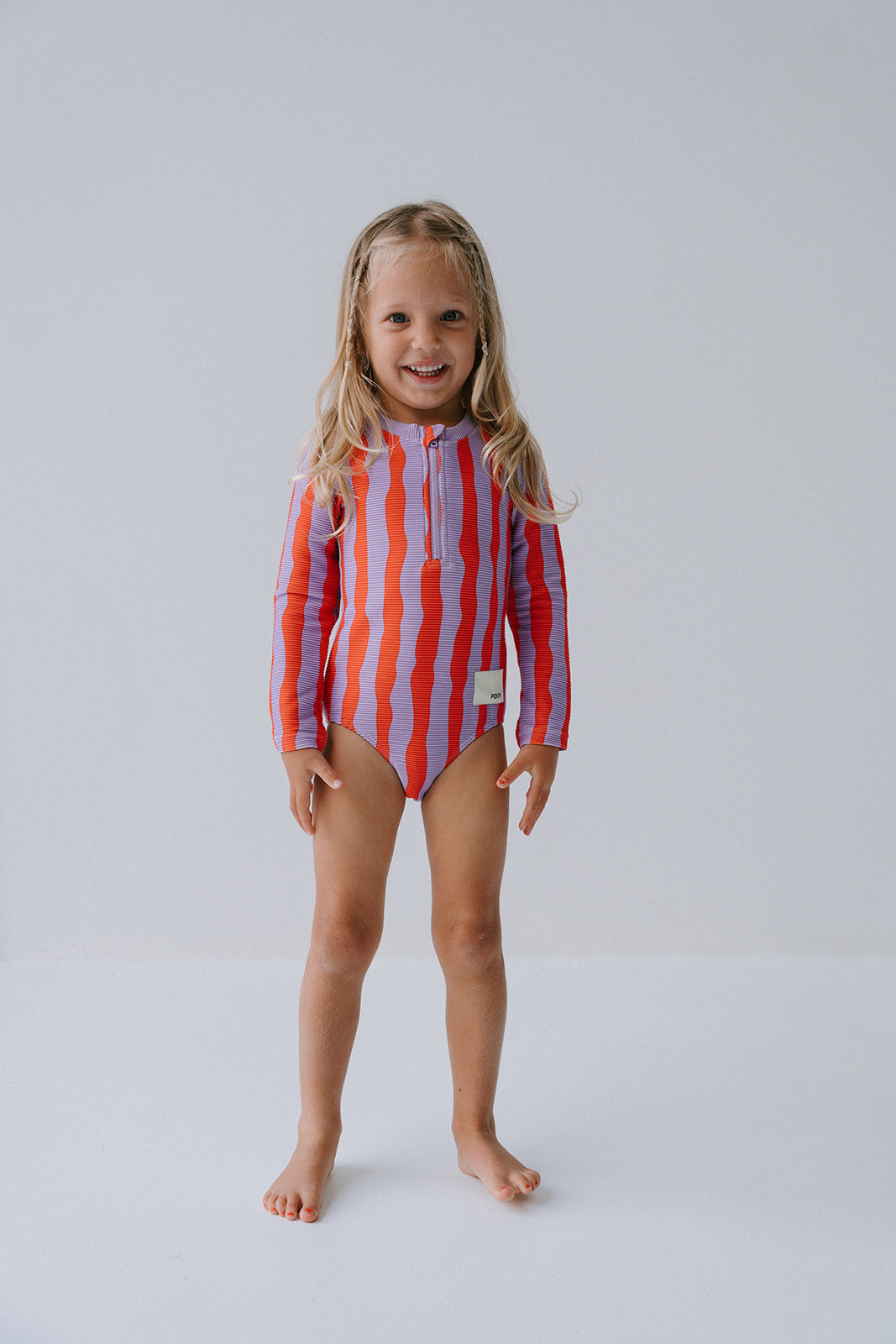 Girls Full Piece Swimsuit - Sea Kelp Pipi