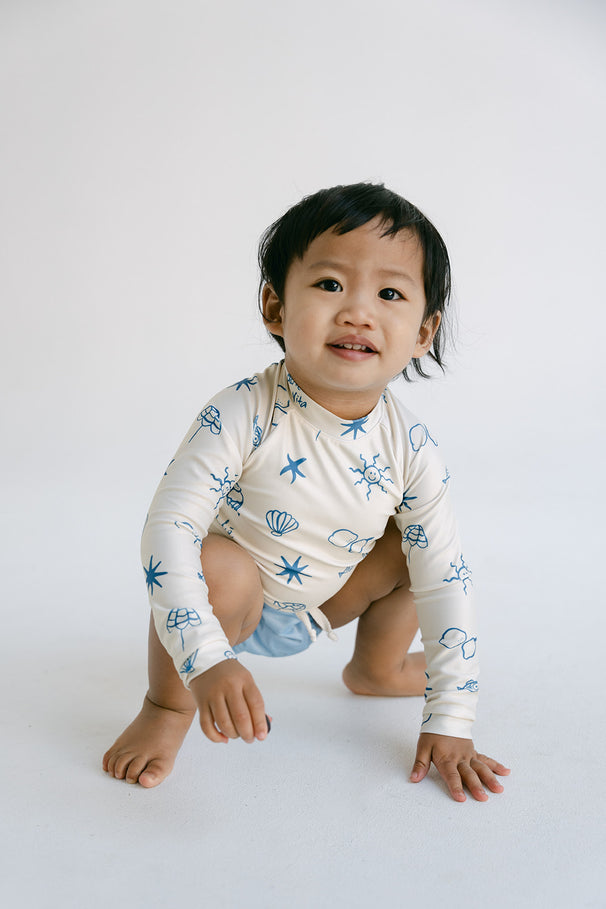 【PEKPI】Baby Swim Rashie - Capri main image 0