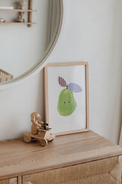 Nursery Wall Art - Pear Print