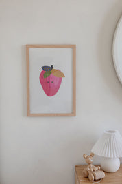 Nursery Wall Art - Strawberry Print