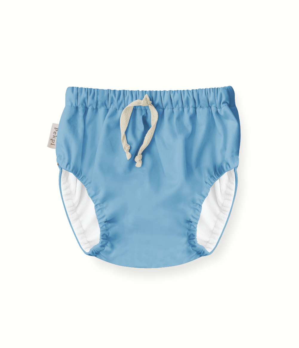 reusable swim nappy - sky