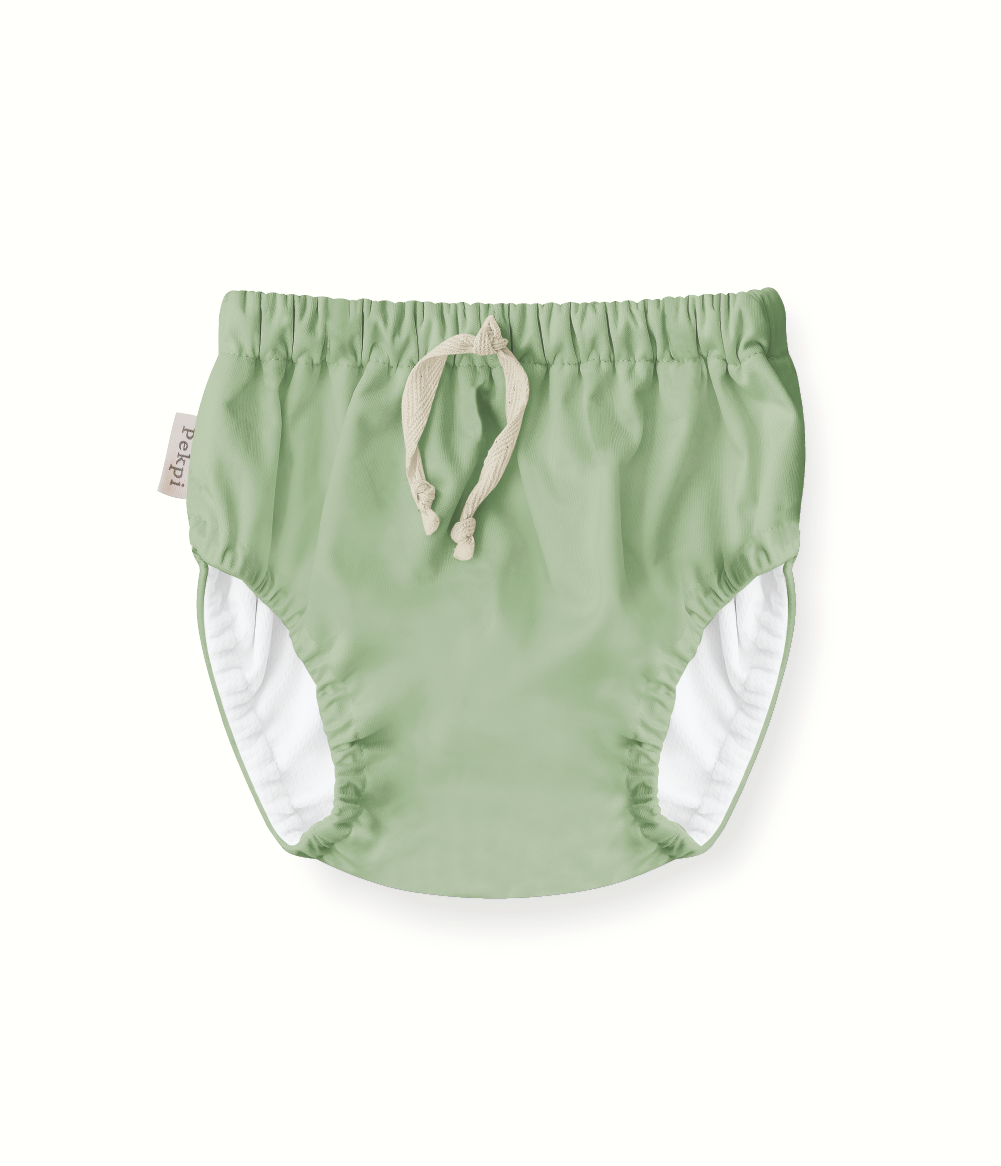 reusable swim nappy - moss