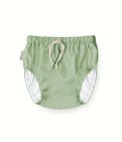 reusable swim nappy - moss