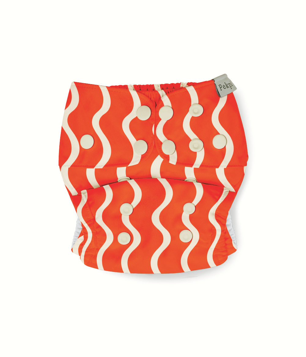 reusable cloth nappy - spaghetti