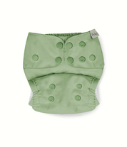 reusable cloth nappy - moss