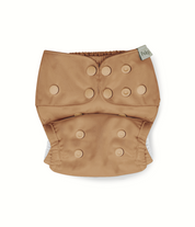 reusable cloth nappy - biscoff