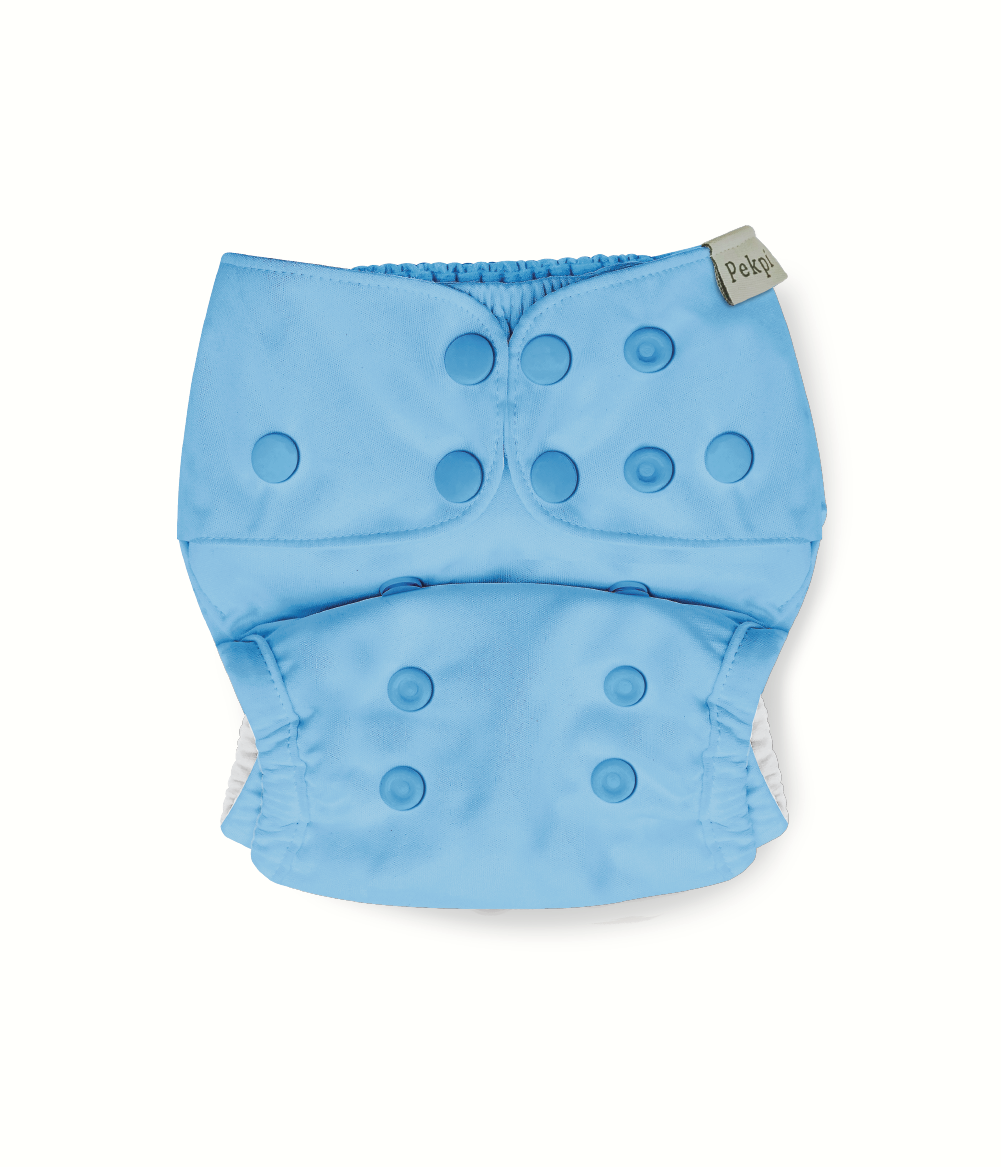 reusable cloth nappy - sky