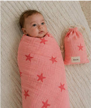 Bamboo Swaddle Wrap - Starfish