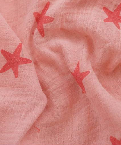 Bamboo Swaddle Wrap - Starfish