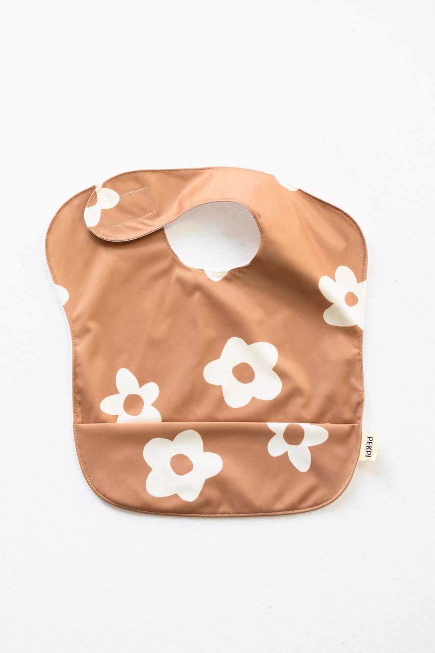 Waterproof Bib Posy flat lay