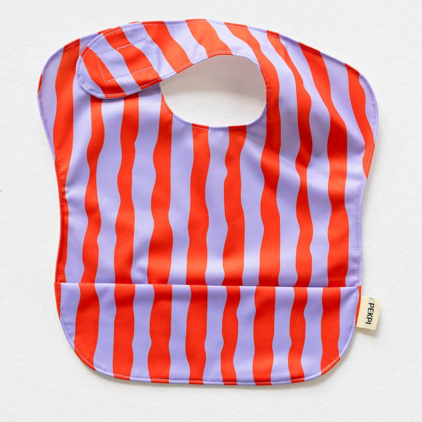 Waterproof Bib Sea Kelp Pipi flat lay