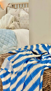 Bamboo Swaddle Wrap - Blueberry Wobble