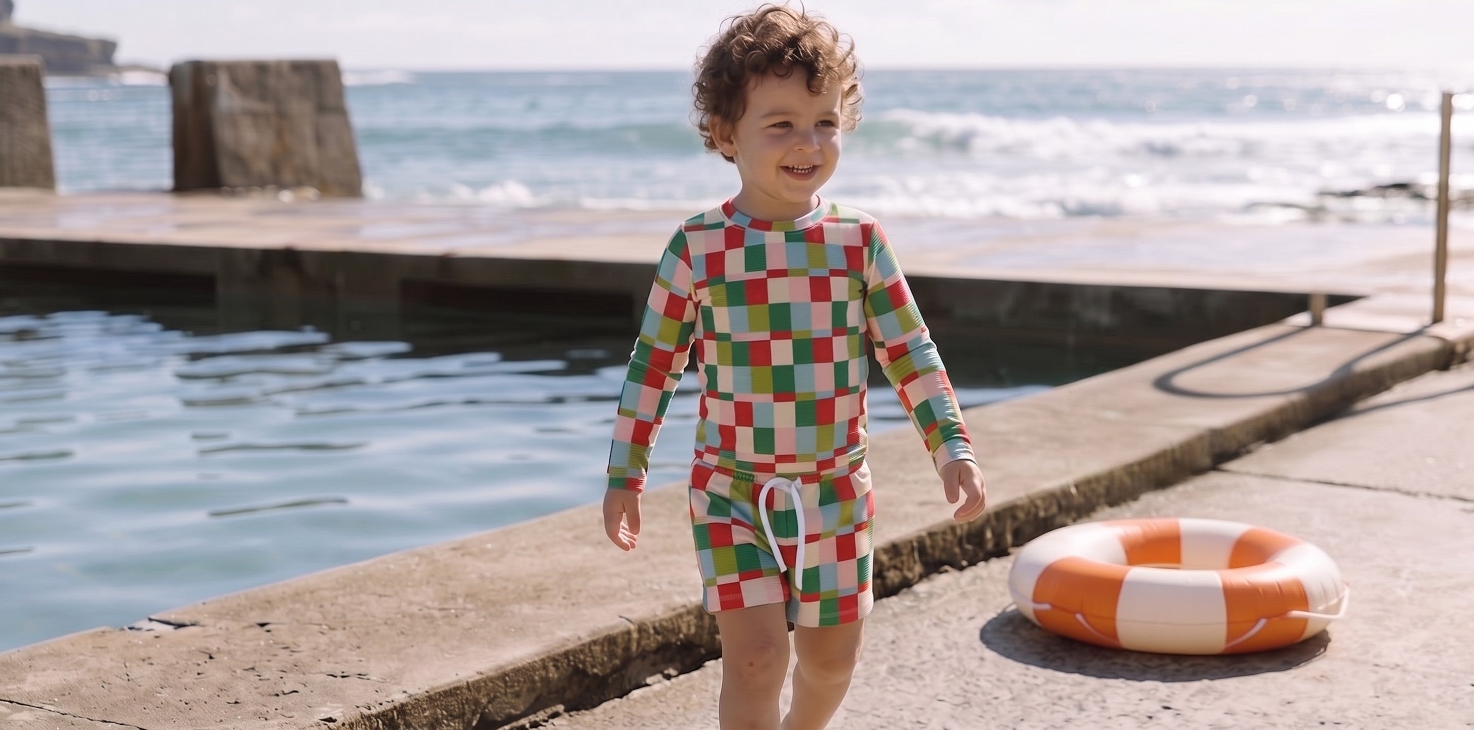 Boys swim set in Popsicle Check