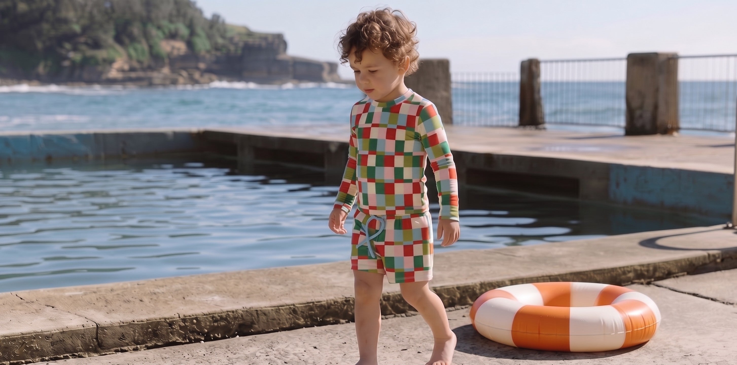 Boys swim set in Popsicle Check