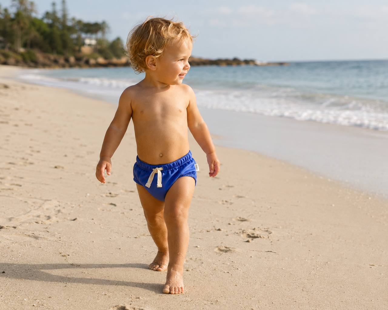 Reusable Swim Nappy - Rockpool - Beach lifestyle