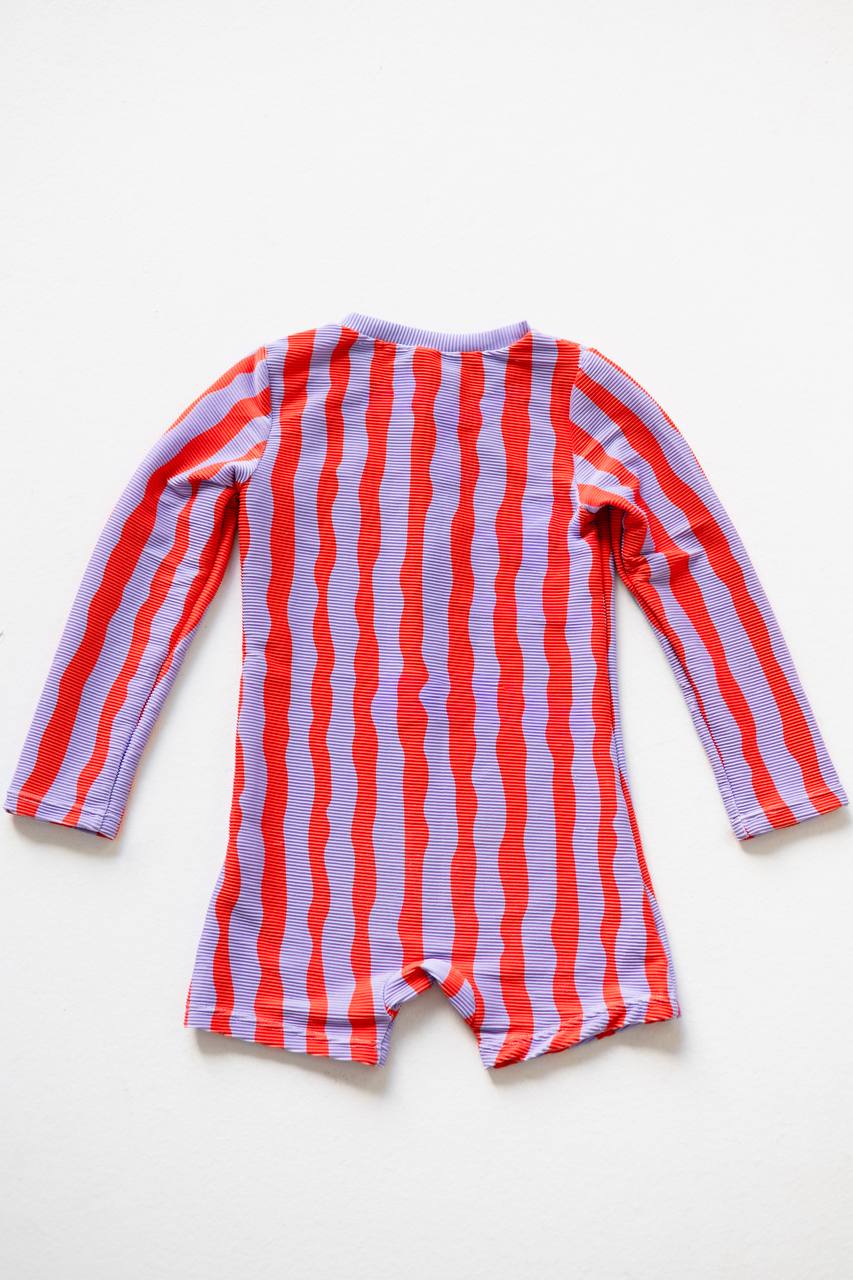 Sea Kelp Pipi Shortie Swimsuit back view flat lay