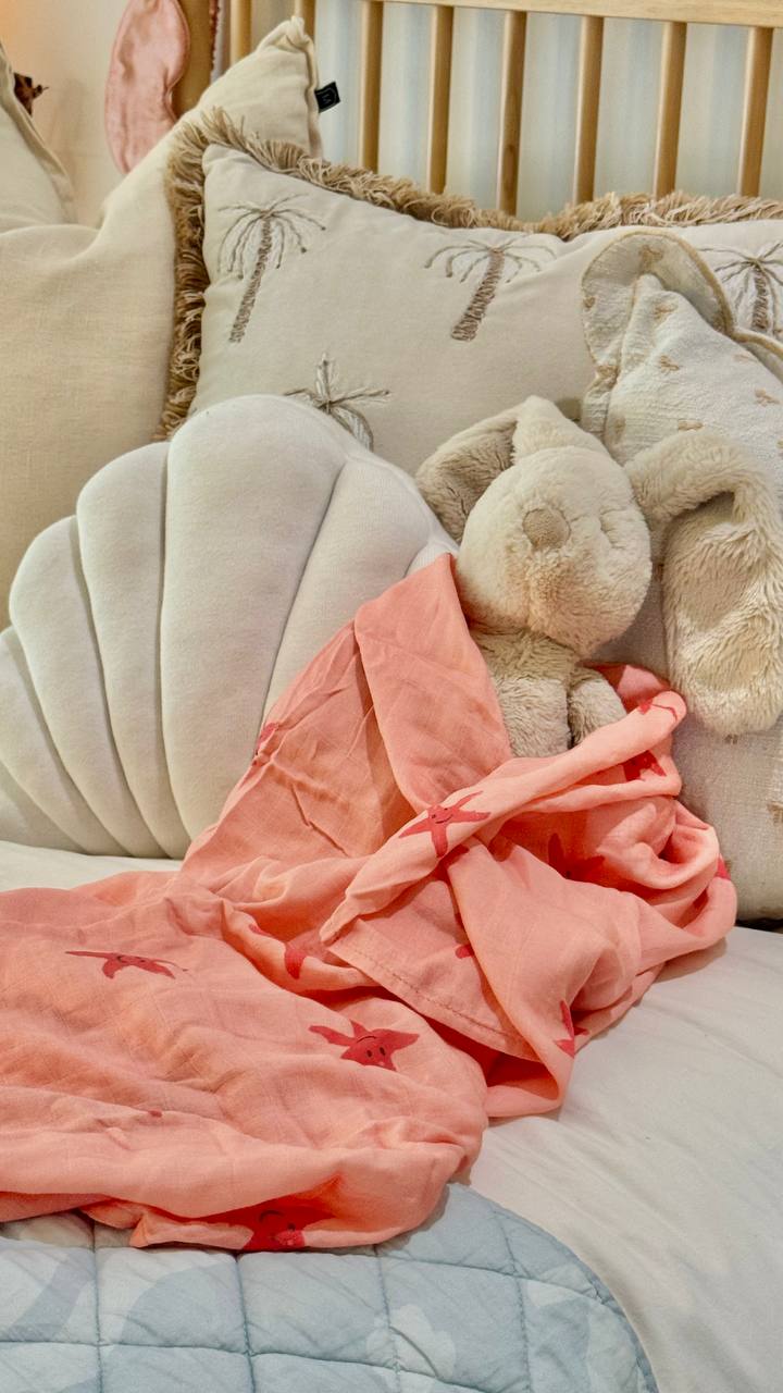 Bamboo Swaddle Wrap - Starfish