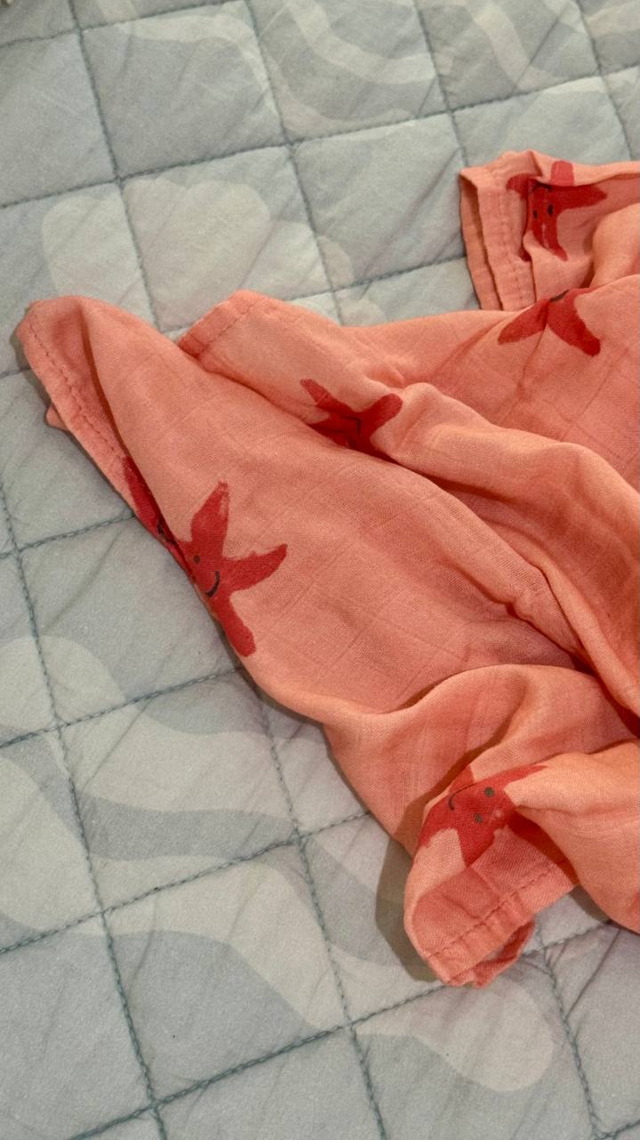 Bamboo Swaddle Wrap - Starfish