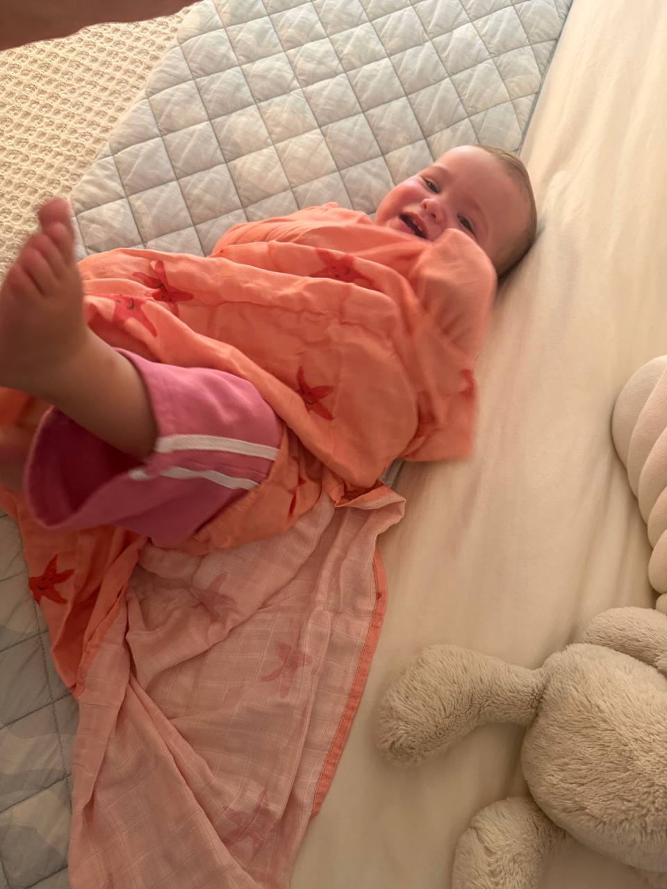 Bamboo Swaddle Wrap - Starfish