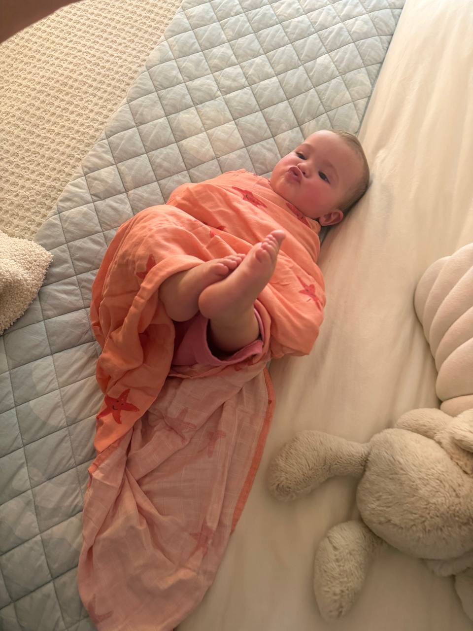 Bamboo Swaddle Wrap - Starfish