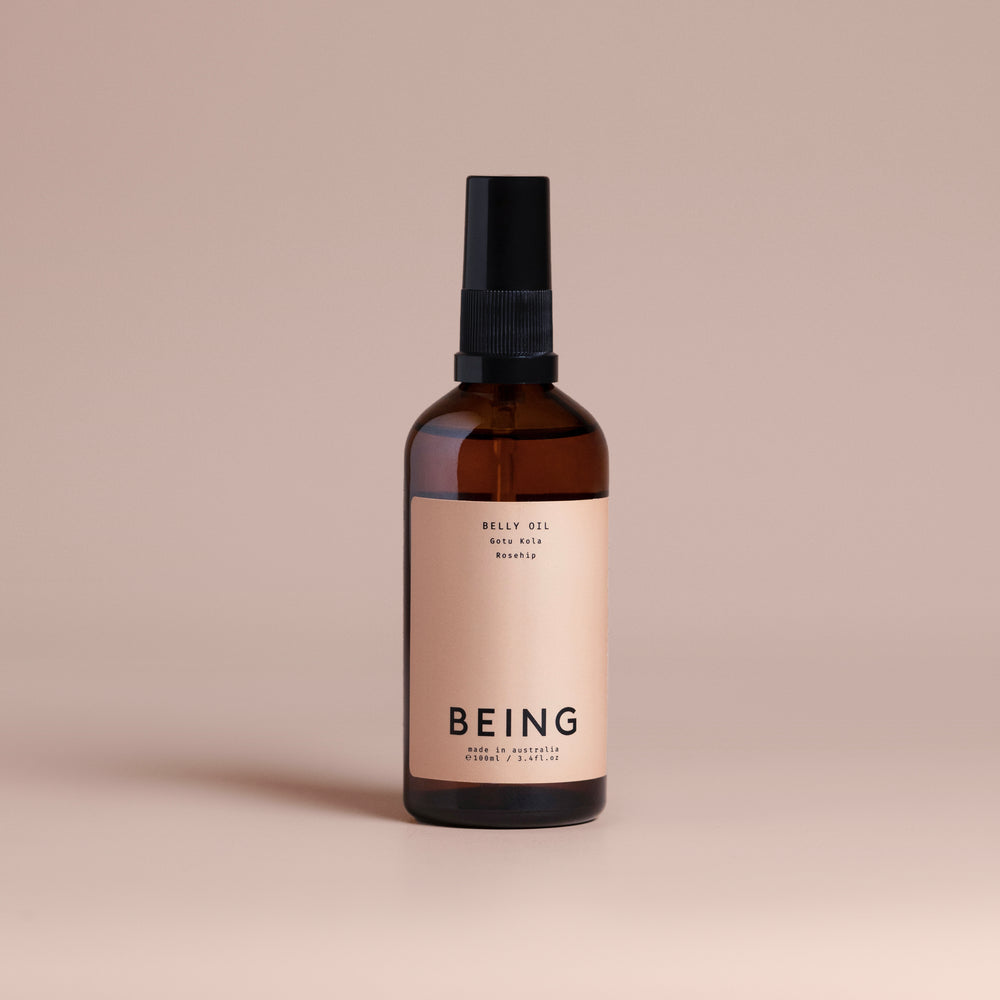 
                  
                    belly oil | being skincare
                  
                