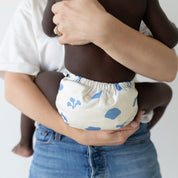 reusable cloth nappy - seaside